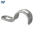 Zinc Plated One Hole Saddle Pipe Clamp For Conduit and EMT